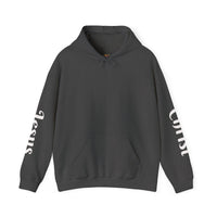 Load image into Gallery viewer, Female "I'm a Work in Progress" Jesus &amp; Sacred Heart Pullover Hoodie