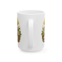 Load image into Gallery viewer, Thank God for Coffee Ceramic Mug (11oz, 15oz) — Religious Inspirational Coffee Cup