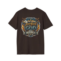 Load image into Gallery viewer, Male "I'm Not Perfect But God Still Loves Me" Christian Graphic T-Shirt