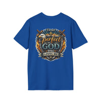 Load image into Gallery viewer, Male "I'm Not Perfect But God Still Loves Me" Christian Graphic T-Shirt
