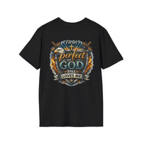 Load image into Gallery viewer, Male "I'm Not Perfect But God Still Loves Me" Christian Graphic T-Shirt