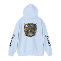 Load image into Gallery viewer, Male "I'm Not Perfect But God Still Loves Me" Pullover Hoodie