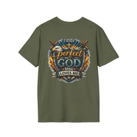 Load image into Gallery viewer, Male "I'm Not Perfect But God Still Loves Me" Christian Graphic T-Shirt